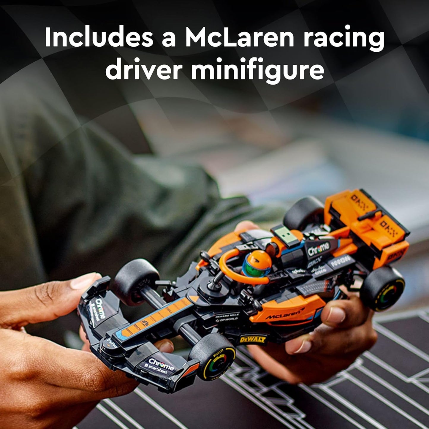 LEGO Speed Champions 2023 Mclaren Formula 1 Race Car Toy for Play and Display, Buildable Mclaren Toy Set for Kids, F1 Toy Gift Idea for Boys and Girls Ages 9 and up Who Enjoy Independent Play, 76919