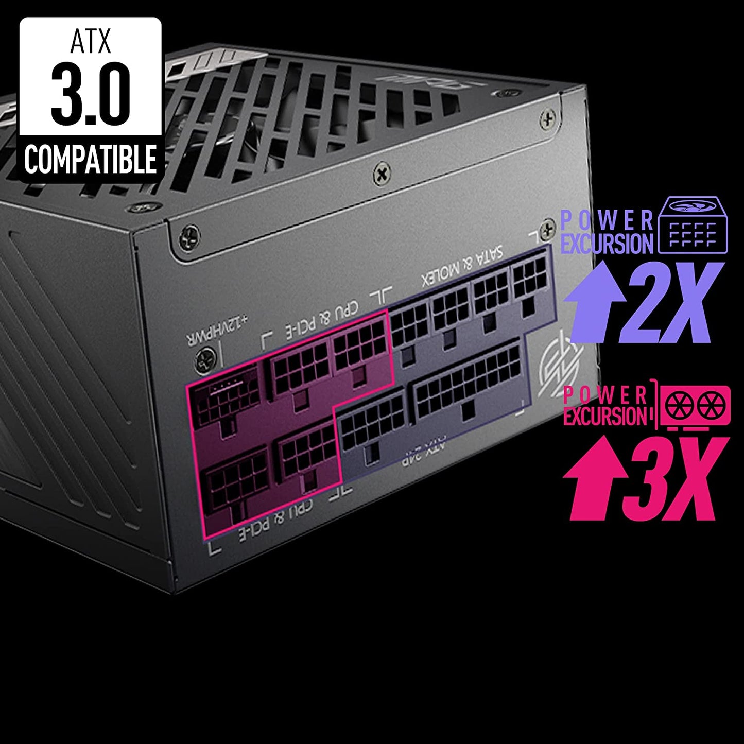 MSI MPG A1000G PCIE 5 & ATX 3.0 Gaming Power Supply - Full Modular - 80 plus Gold Certified 1000W - 100% Japanese 105°C Capacitors - Compact Size - ATX PSU