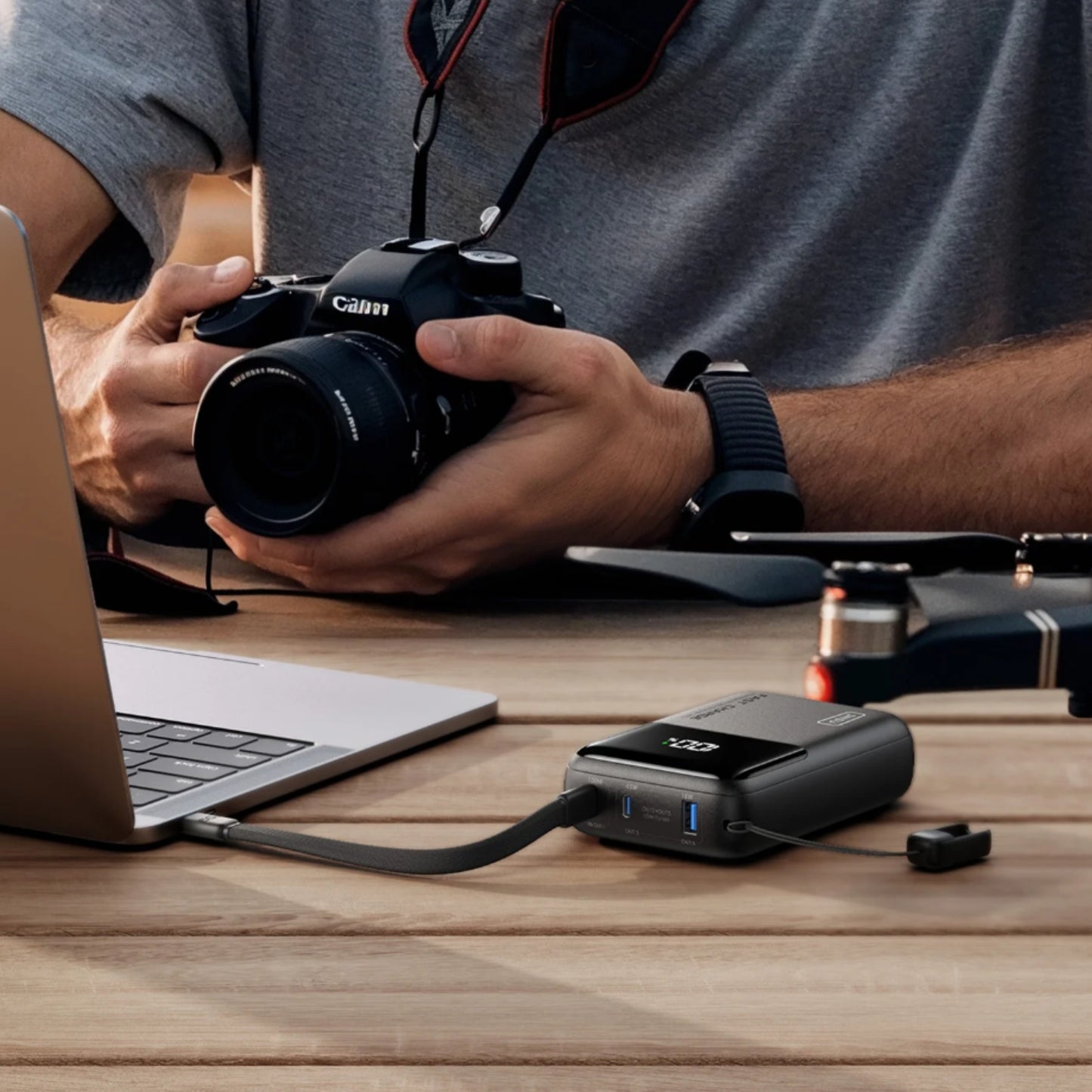 Power Bank INIU P63-E1 25.000mAh 100W — Ultra-Compacto, Carga Rápida, 3 Dispositivos