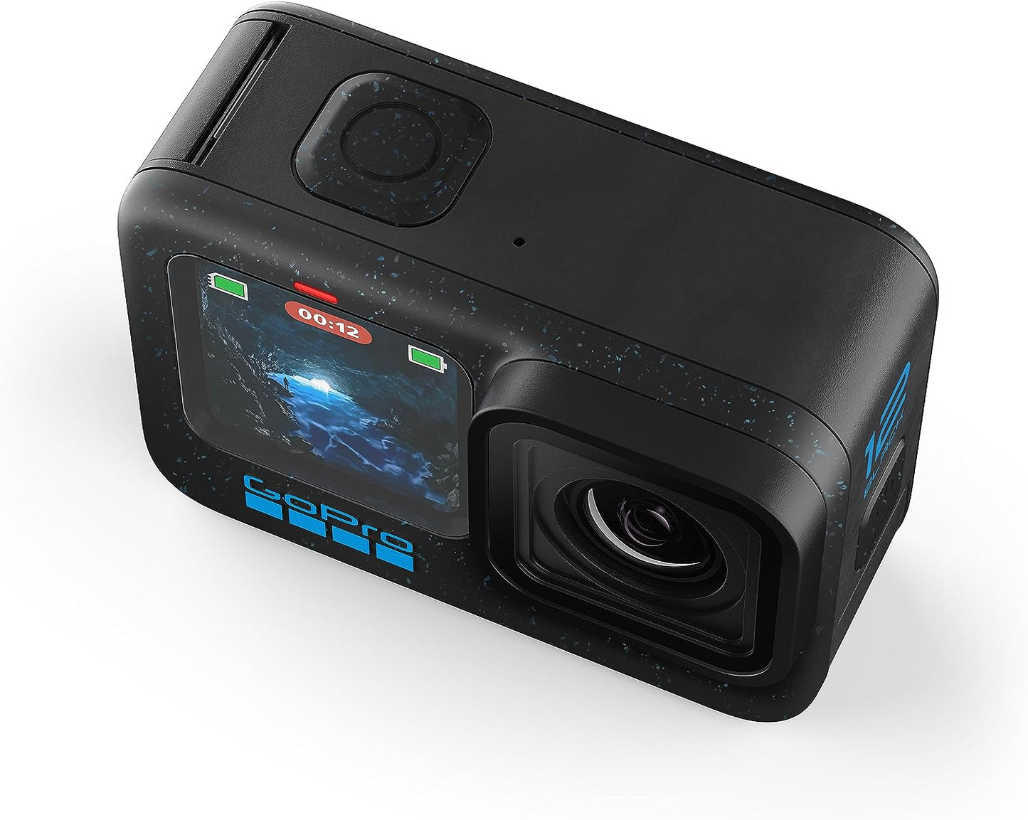 Gopro HERO12 Black - Waterproof Action Camera with 5.3K60 Ultra HD Video, 27MP Photos, HDR, 1/1.9" Image Sensor, Live Streaming, Webcam, Stabilization