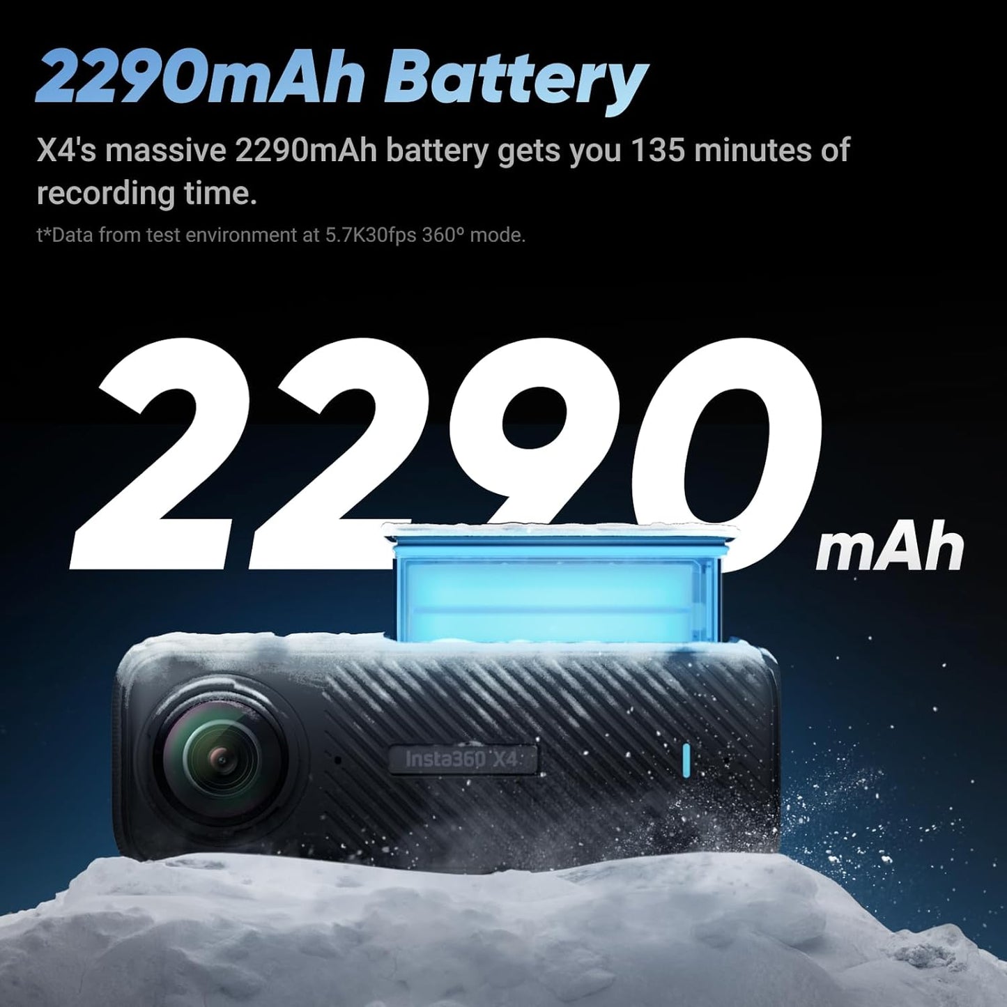 Insta360 X4 Motorcycle Bundle- 8K Waterproof 360 Action Camera, 4K Wide-Angle Video, Invisible Selfie Stick, Removable Lens Guards, 135 Min Battery Life, AI Editing, Stabilization, No Micro SD Card