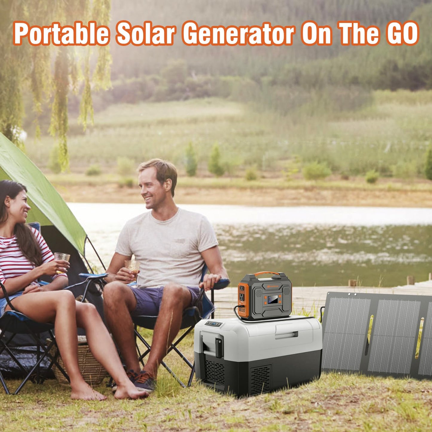 ZeroKor R200 – Estación de Energía Portátil 280 Wh + Panel Solar 60 W