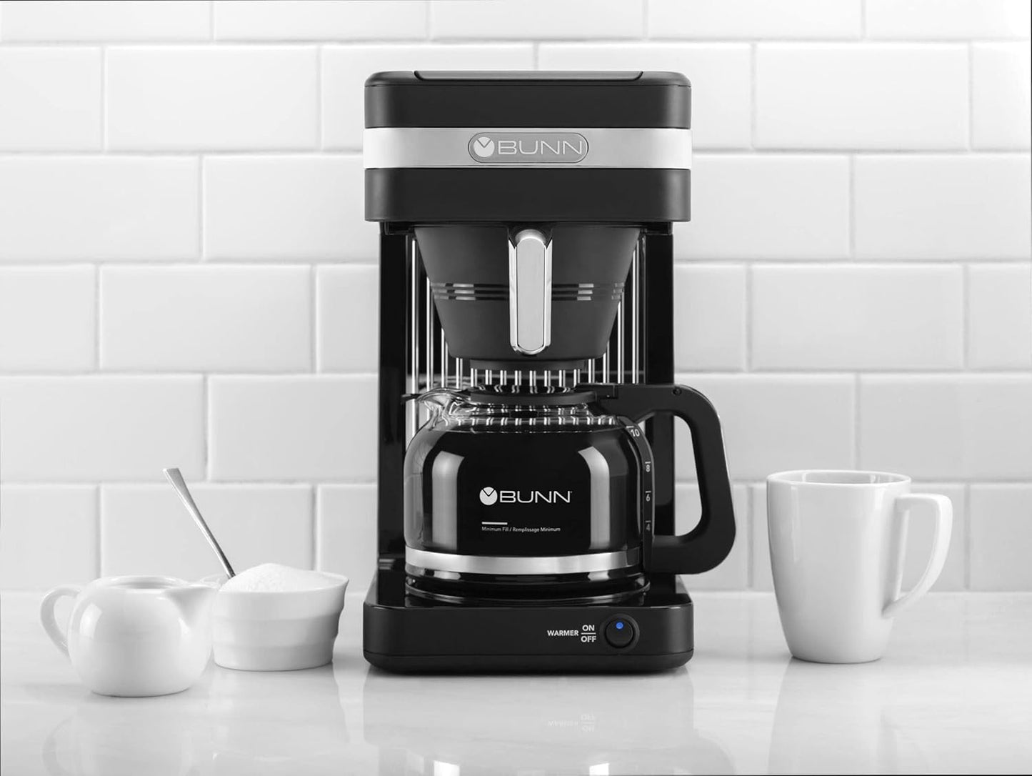 BUNN CSB2B Speed Brew Elite 10-Cup Coffee Maker, Black/Sst