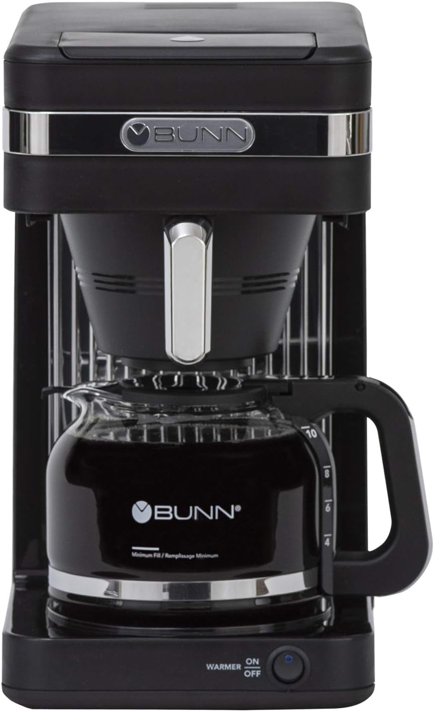 BUNN CSB2B Speed Brew Elite 10-Cup Coffee Maker, Black/Sst