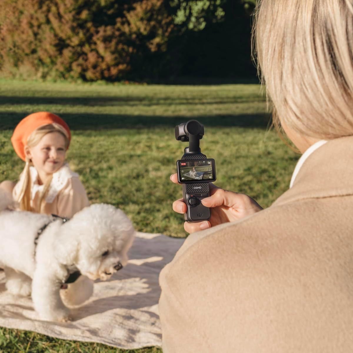 DJI Osmo Pocket 3, Vlogging Camera with 1'' CMOS & 4K/120Fps Video, 3-Axis Stabilization, Fast Focusing, Face/Object Tracking, 2" Rotatable Touchscreen, Digital Camera for Photography, Youtube