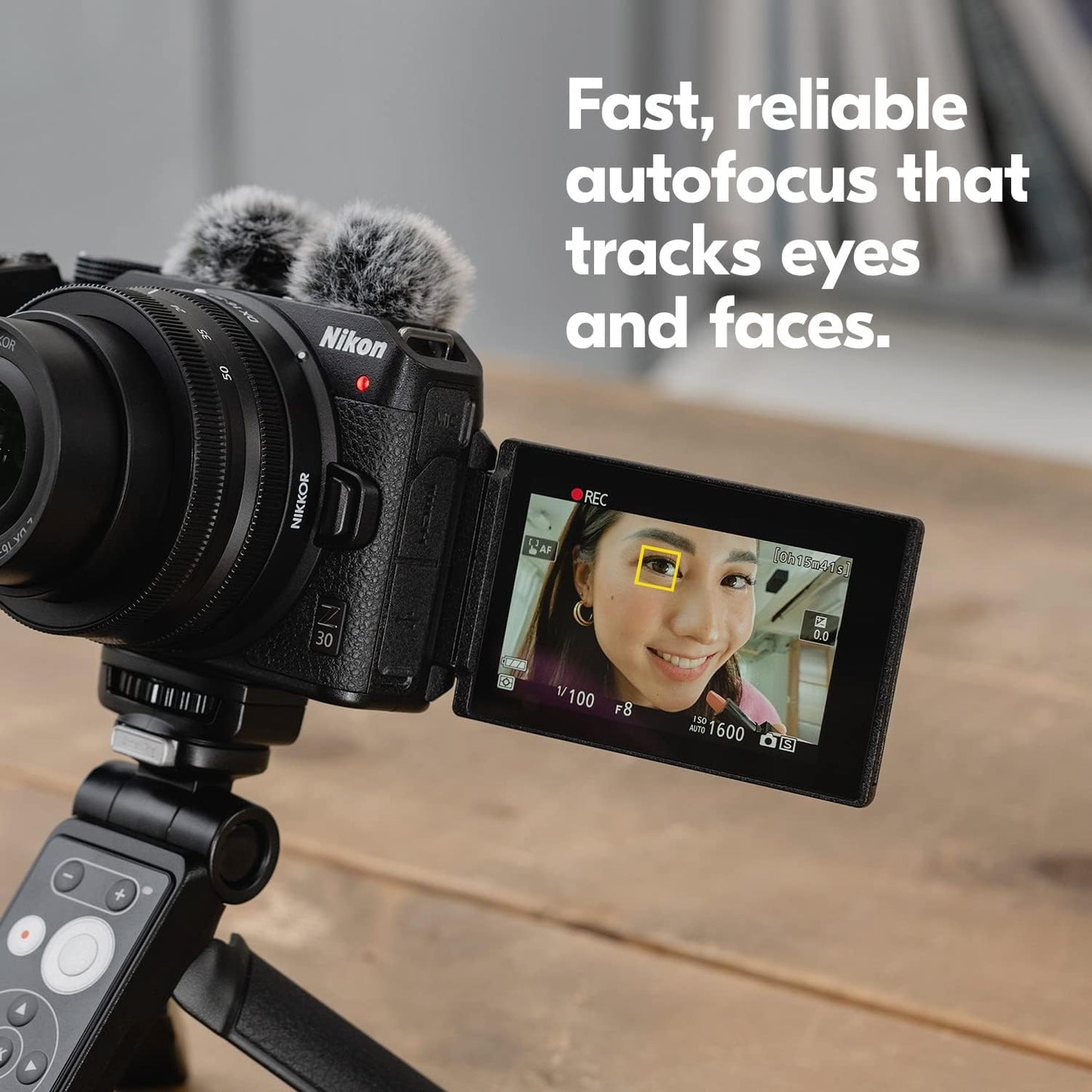 Nikon Z 30 with Wide-Angle Zoom Lens | Our Most Compact, Lightweight Mirrorless Stills/Video Camera with 16-50Mm Zoom Lens | Nikon USA Model