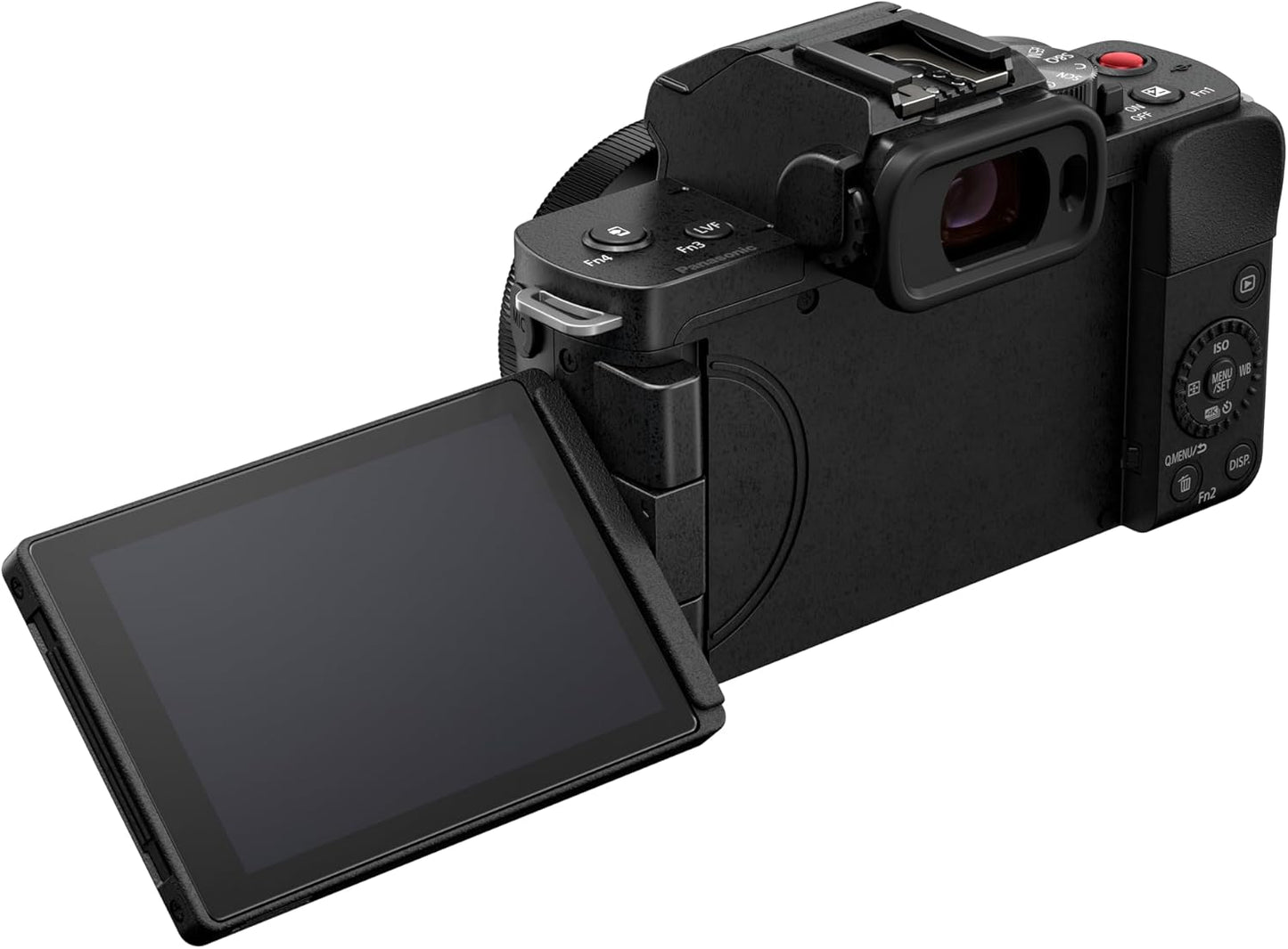 Panasonic LUMIX G100 4K Mirrorless Camera for Photo and Video, Built-In Microphone with Tracking, Micro Four Thirds Interchangeable Lens System, 12-32Mm Lens, 5-Axis Hybrid I.S., DC-G100DKK (Black)