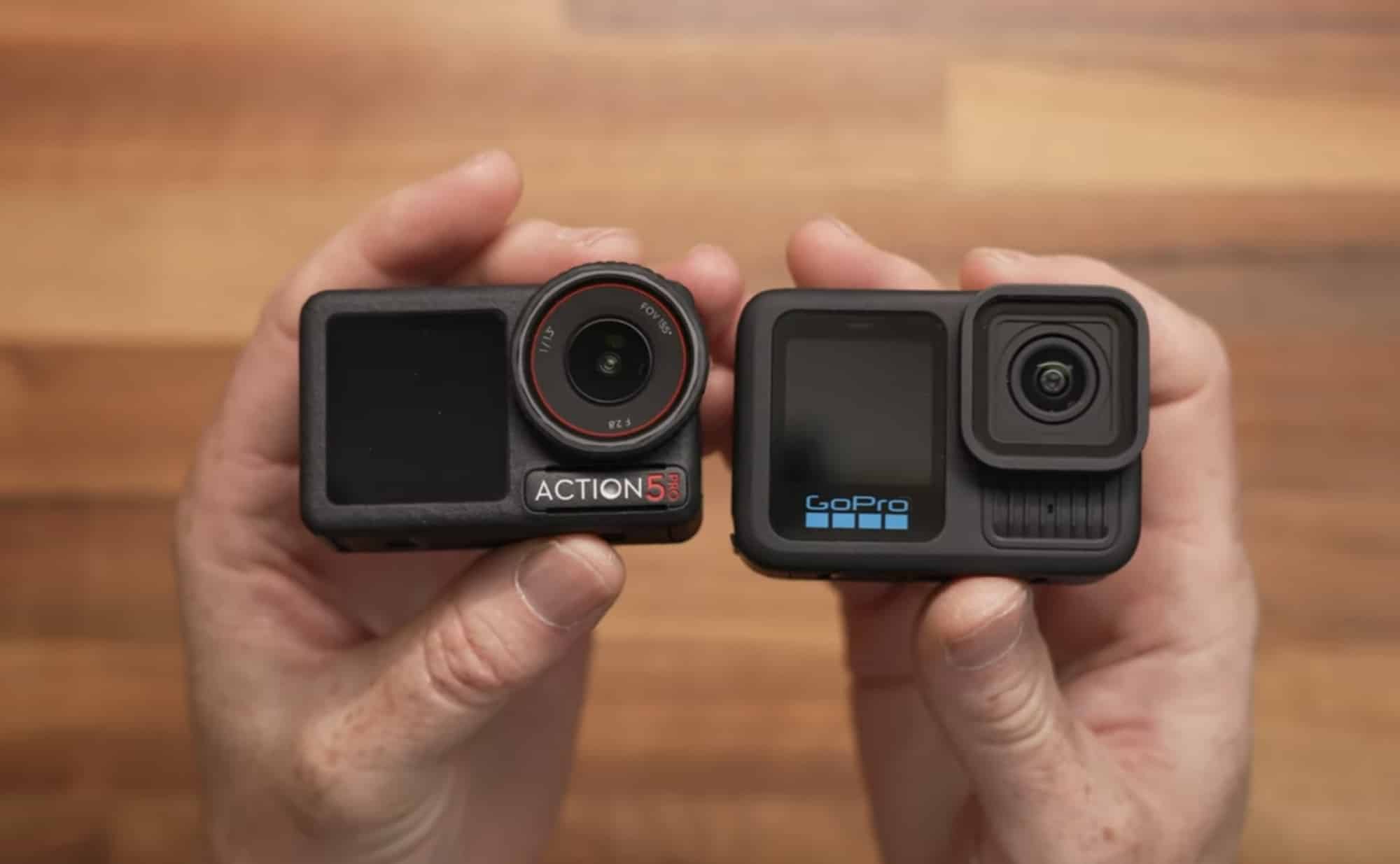 GoPro vs DJI Action: comparativa entre las cámaras de acción más potentes del mercado