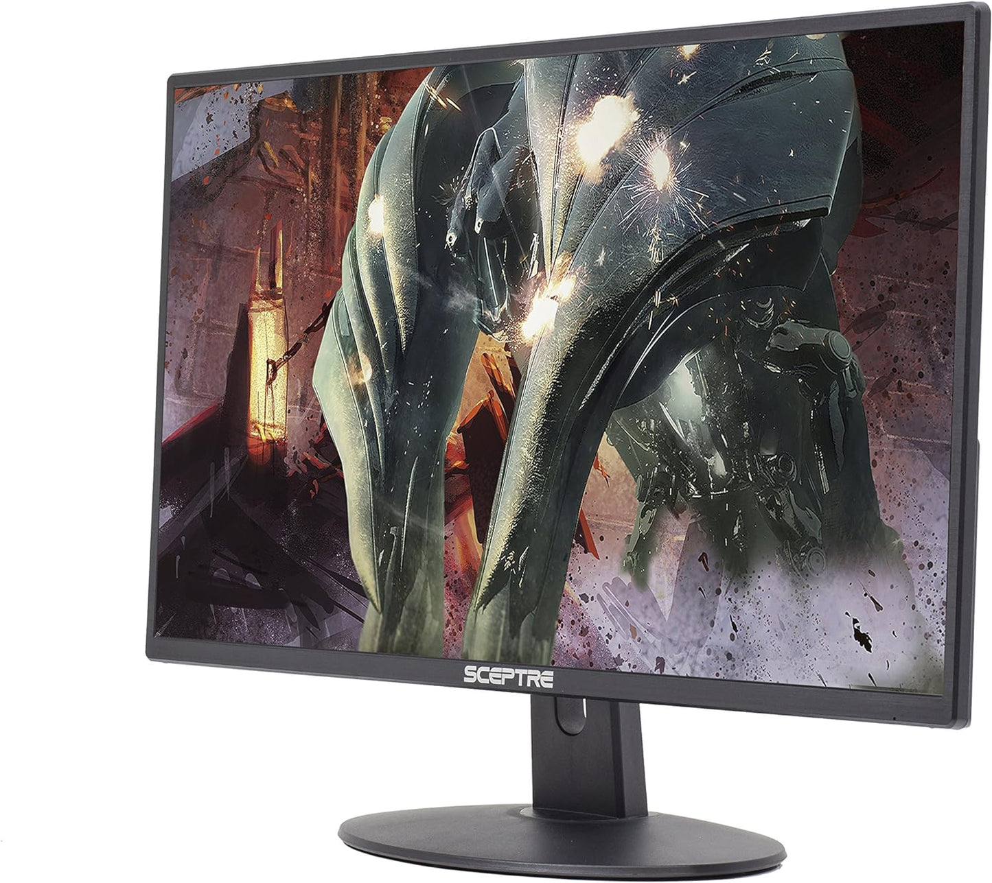 Sceptre 27-Inch FHD LED Gaming Monitor 75Hz 2X HDMI VGA Build-In Speakers, Ultra Slim Metal Black