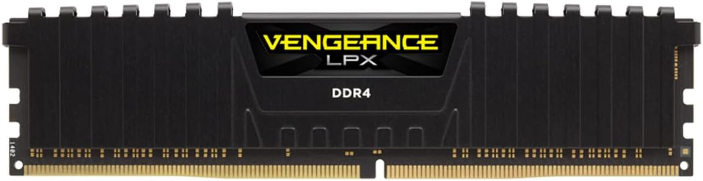 Corsair Vengeance LPX 128GB (4X32Gb) DDR4 3200(PC4-28800) C18 1.35V Desktop Memory - Black