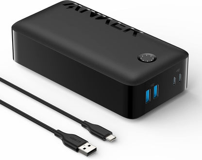 Anker Portable Charger, Power Bank, 40,000Mah 30W Battery Pack with USB-C High-Speed Charging, for Macbook, Iphone Iphone 15/15 Plus/15 Pro/15 Pro Max, Iphone14/13/12 Series, Samsung Galaxy, Ipad