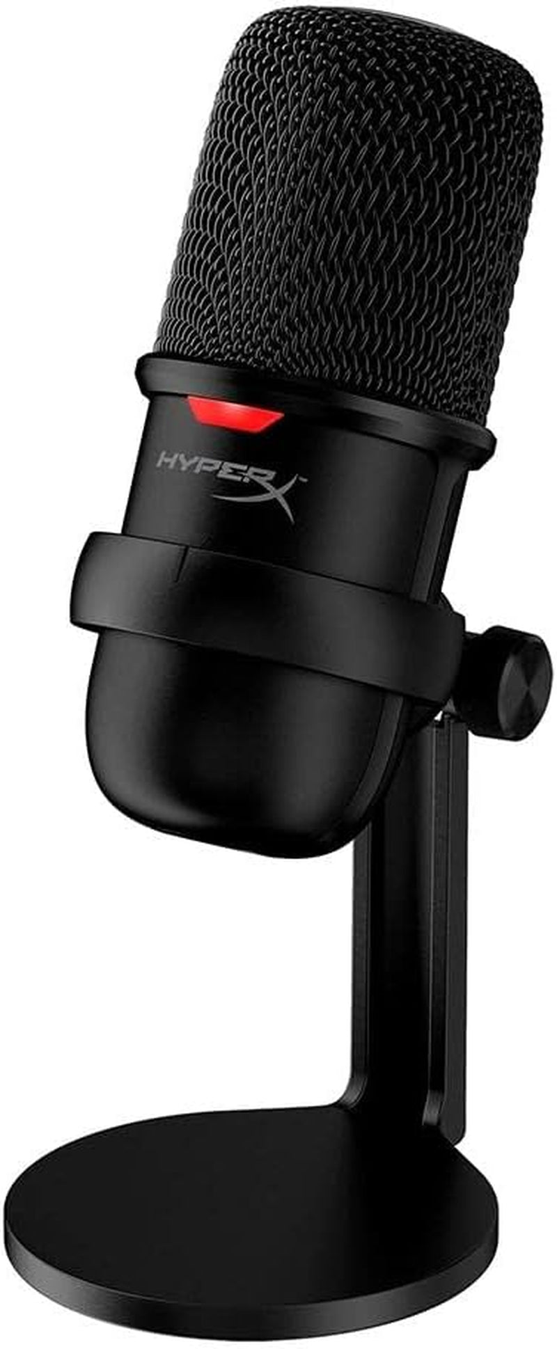 Hyperx Solocast – USB Condenser Gaming Microphone, for PC, PS4, PS5 and Mac, Tap-To-Mute Sensor, Cardioid Polar Pattern, Great for Streaming, Podcasts, Twitch, Youtube, Discord,Black