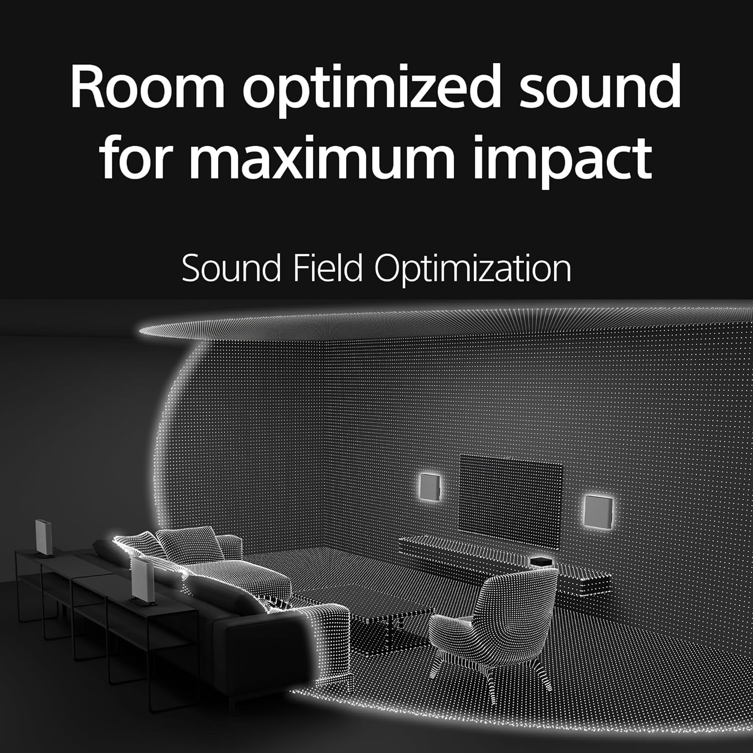 Sony BRAVIA Theater Quad Surround Sound System, 16 Speakers, 4 Wireless, Dolby Atmos/Dts:X, 360 Spatial Sound Mapping, Home Theater Sound System (HT-A9M2)