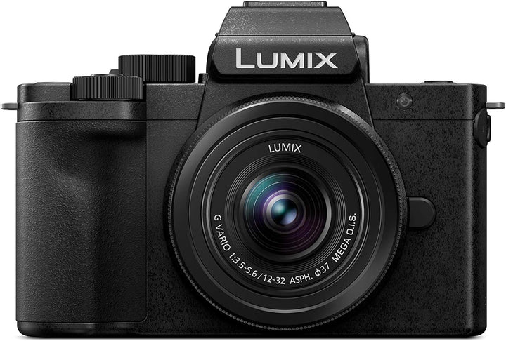 Panasonic LUMIX G100 4K Mirrorless Camera for Photo and Video, Built-In Microphone with Tracking, Micro Four Thirds Interchangeable Lens System, 12-32Mm Lens, 5-Axis Hybrid I.S., DC-G100DKK (Black)