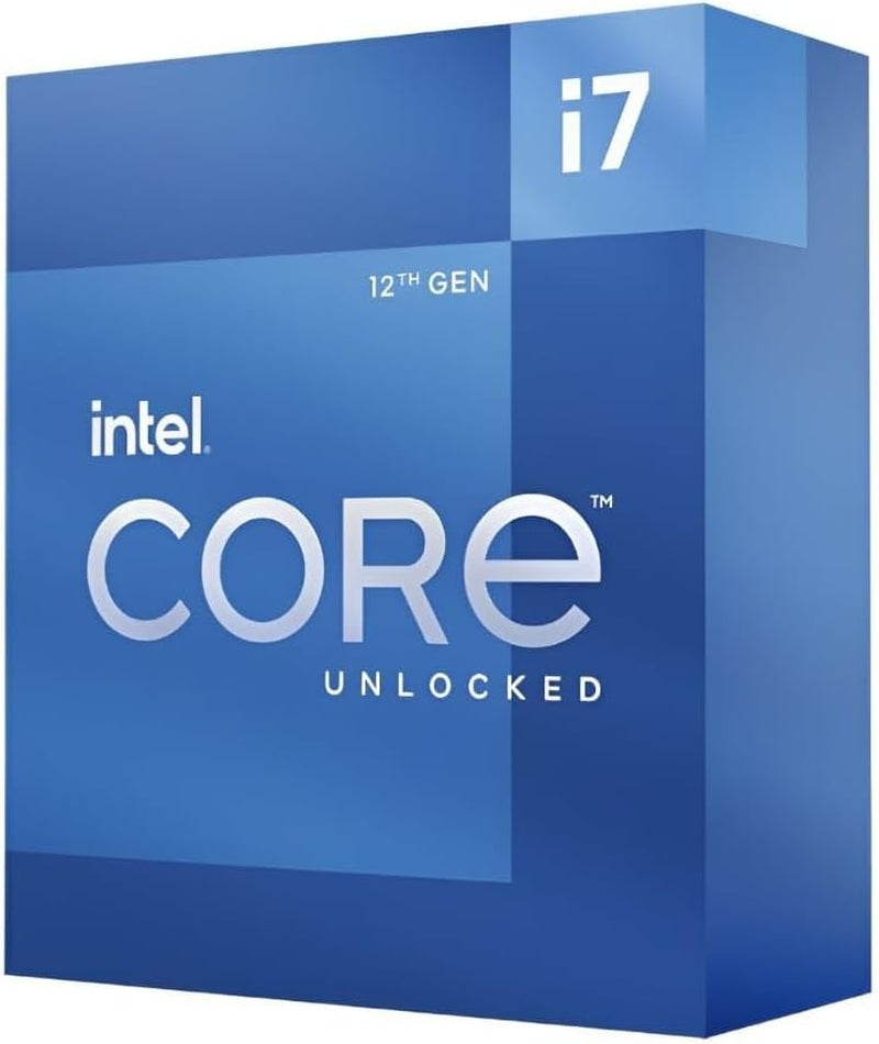 Intel Core I7-12700K Gaming Desktop Processor with Integrated Graphics and 12 (8P+4E) Cores up to 5.0 Ghz Unlocked LGA1700 600 Series Chipset 125W