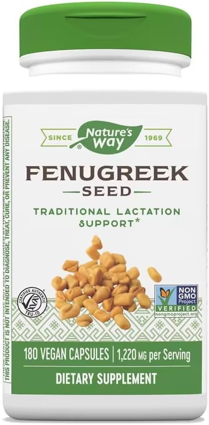 Fenugreek Seed Compatible with Nature'S Way, Capsules180 Ct