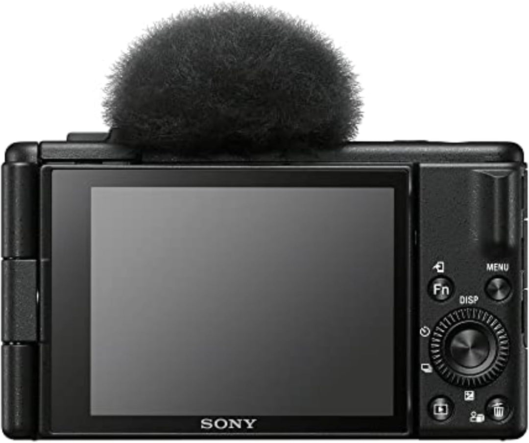 Sony ZV-1F Vlog Camera for Content Creators and Vloggers Black
