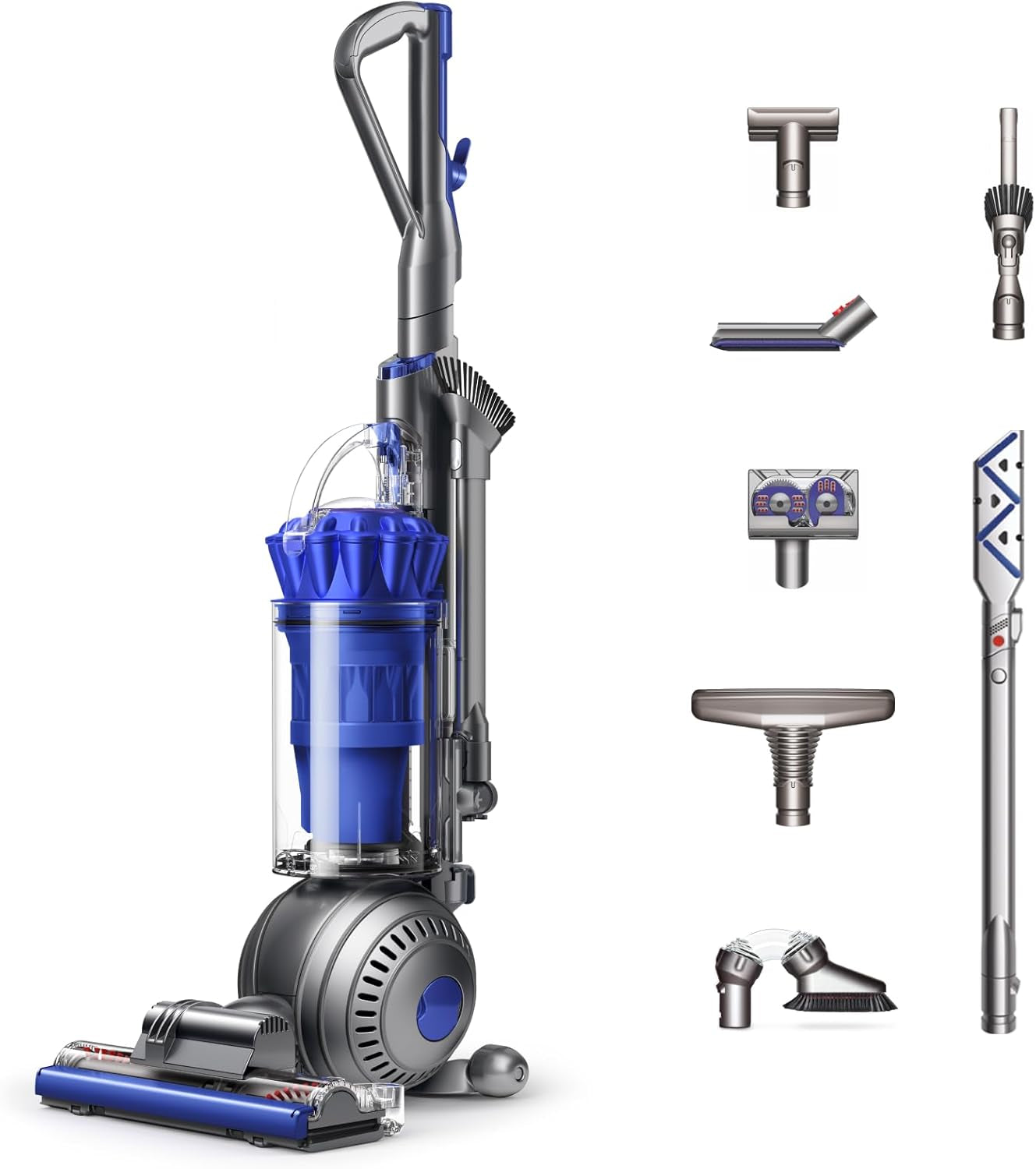 Dyson Ball Animal 2 Total Clean Upright Vacuum, Iron/Blue