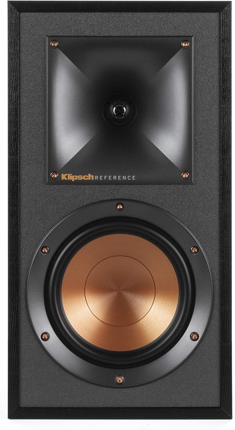 Klipsch R-51M Bookshelf Speaker (Pair), Black