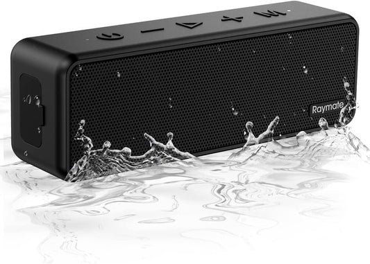 Raymate Bluetooth Speakers, 20W IPX7 Waterproof Speaker Wireless Bluetooth-V5.0, Hifi Stereo Sound, 1000Mins Playtime, Portable Speaker for Home, Outdoor, Party