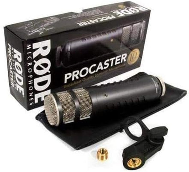 Rode Procaster Broadcast Dynamic Vocal Microphone, Black