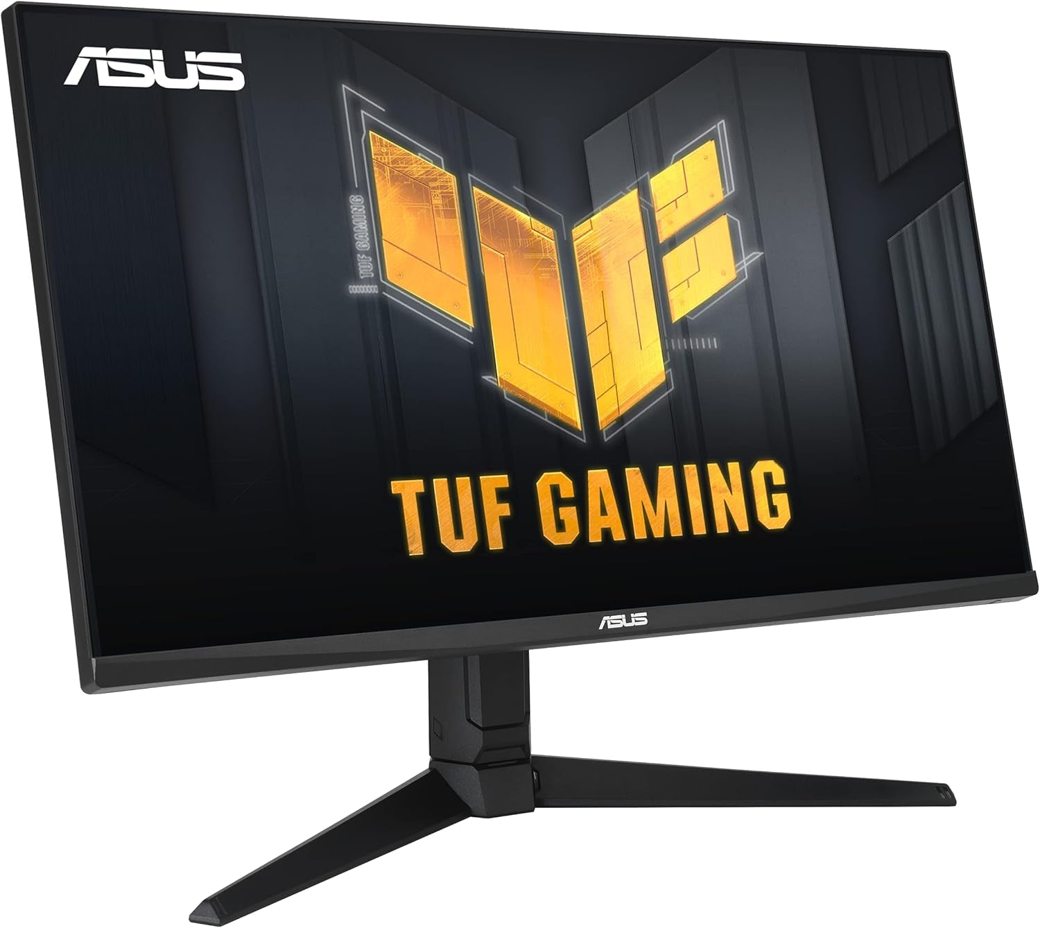 ASUS TUF Gaming 28” 4K 144HZ DSC HDMI 2.1, Monitor (VG28UQL1A) - UHD (3840 X 2160), Fast IPS, 1Ms, Extreme Low Motion Blur Sync, G-SYNC Compatible, Freesync Premium, Eye Care, DCI-P3 90%,BLACK