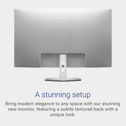 Dell S3222HN Curved Monitor - 31.5-Inch FHD (1920X1080) 75Hz 4Ms 1800R Curved Display, HDMI Connectivity, AMD Freesync Technology, Tilt Adjustability - Silver