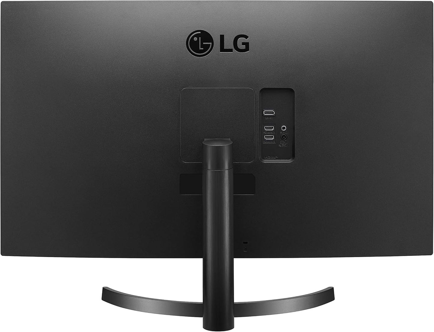 LG QHD 32-Inch Computer Monitor 32QN600-B, IPS with HDR 10 Compatibility and AMD Freesync, Black