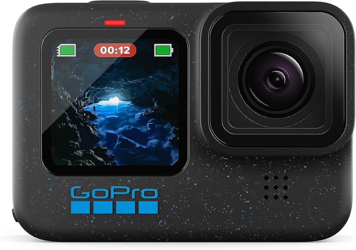 Gopro HERO12 Black - Waterproof Action Camera with 5.3K60 Ultra HD Video, 27MP Photos, HDR, 1/1.9" Image Sensor, Live Streaming, Webcam, Stabilization