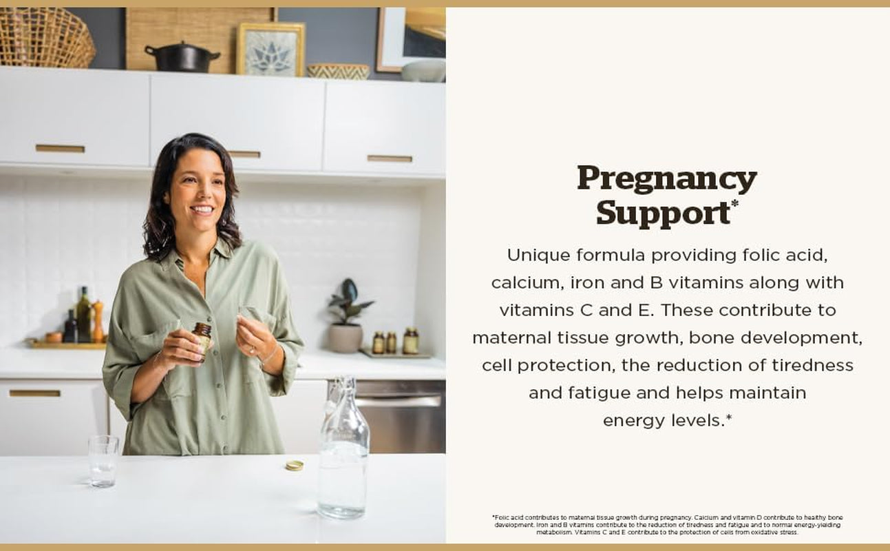 Solgar Prenatal Nutrients - 120 Tablets - Multivitamin & Mineral Formula for Pregnant & Lactating Women - Vegan, Kosher, Halal & Gluten Free - 30 Servings