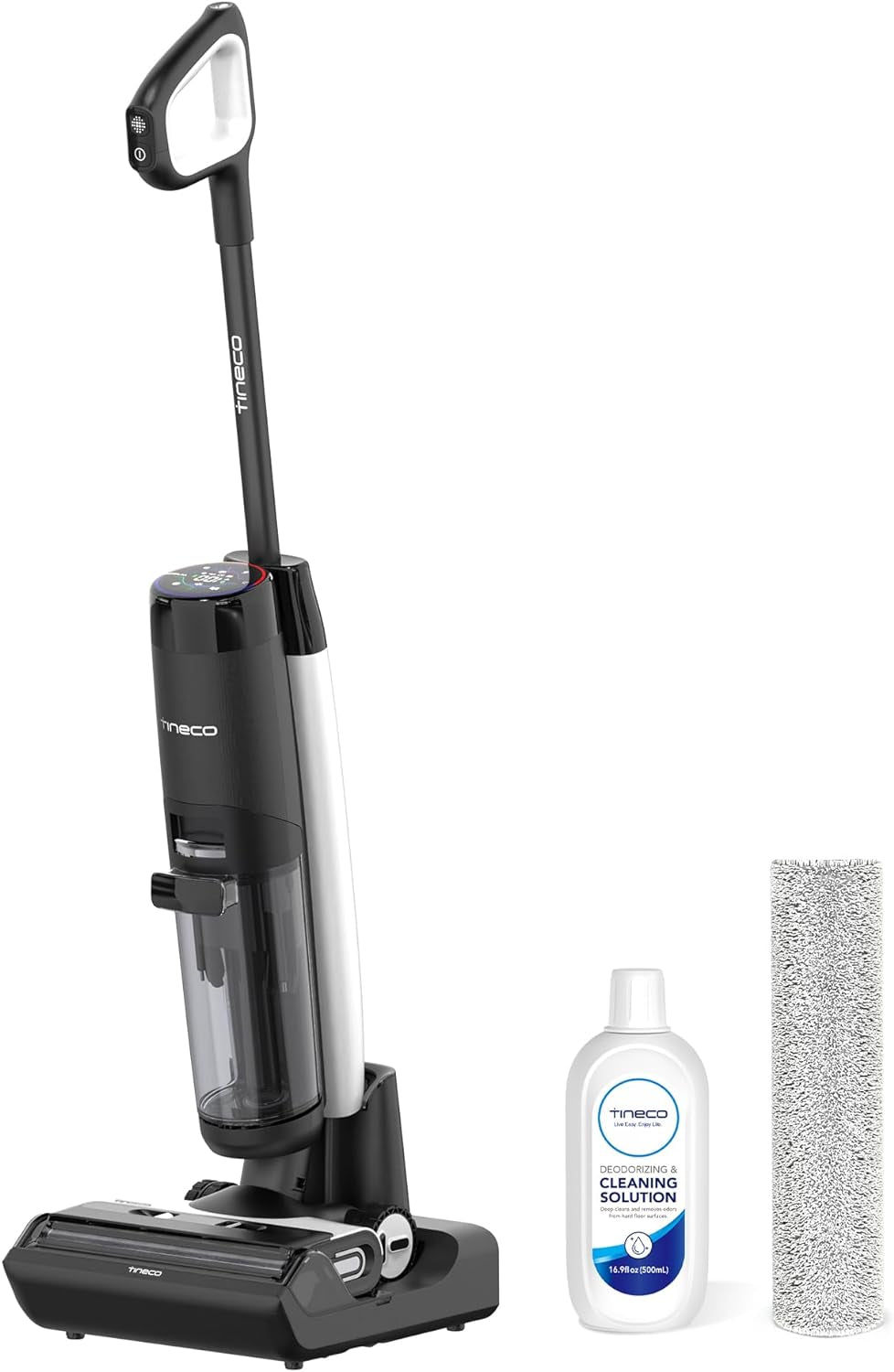 Tineco FLOOR ONE S7 Flashdry Smart Cordless Wet Dry Vacuum Cleaner, Long Runtime, Great for Sticky Messes, Self-Cleaning, 158℉Hot Air Flashdrying, Dual-Sided Edge Cleaning, Extended Battery Lifespan