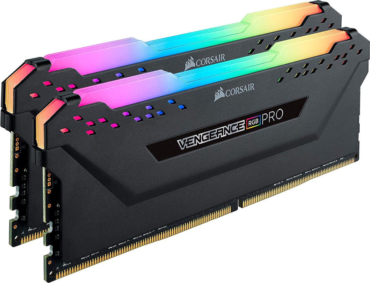 CORSAIR VENGEANCE RGB PRO DDR4 RAM 32GB (2X16Gb) 3600Mhz CL18-22-22-42 1.35V Intel AMD Desktop Computer Memory - Black (CMW32GX4M2Z3600C18)