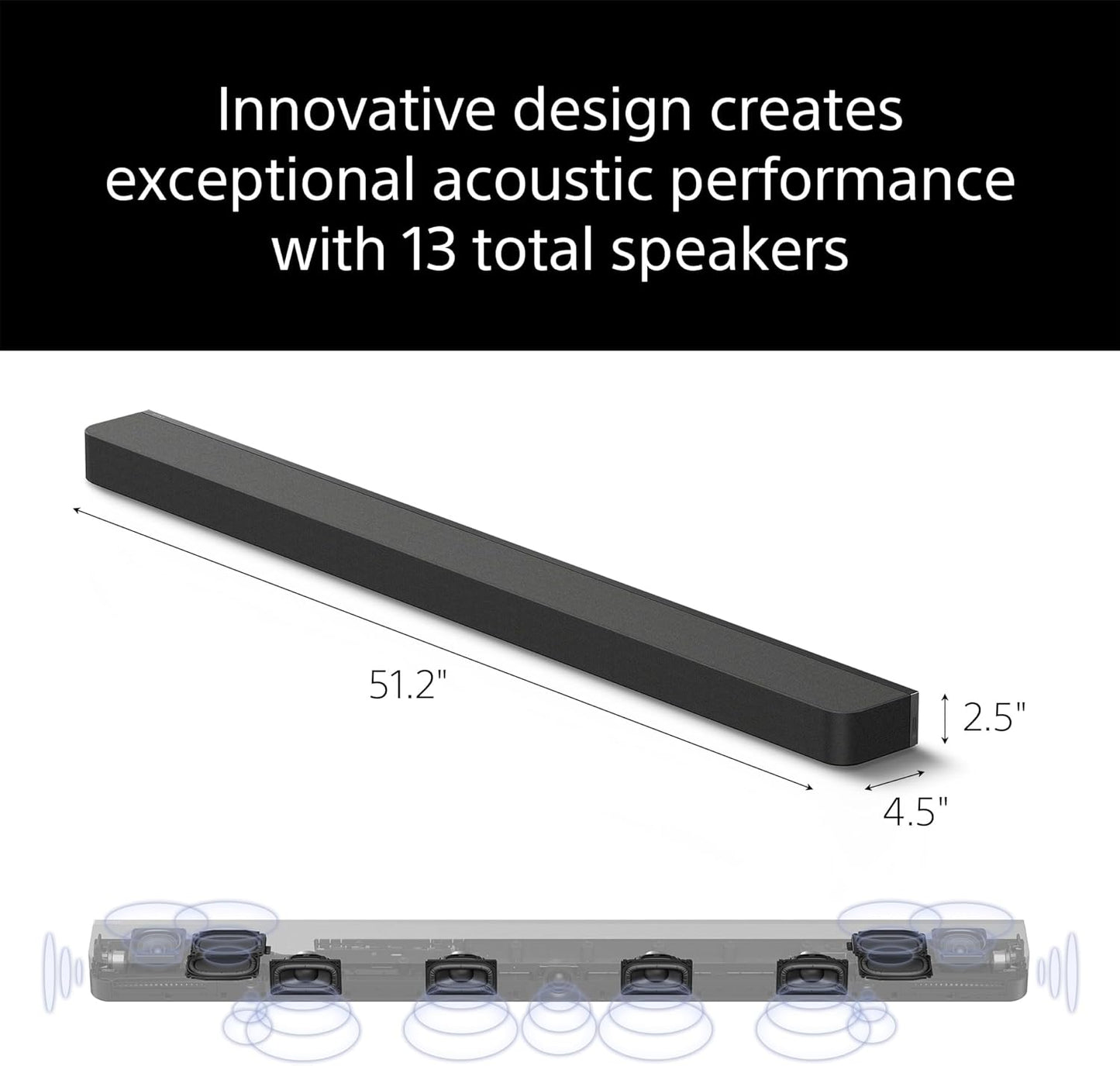 Sony BRAVIA Theater Bar 9 Sound Bar and SA-SW5 Wireless Subwoofer