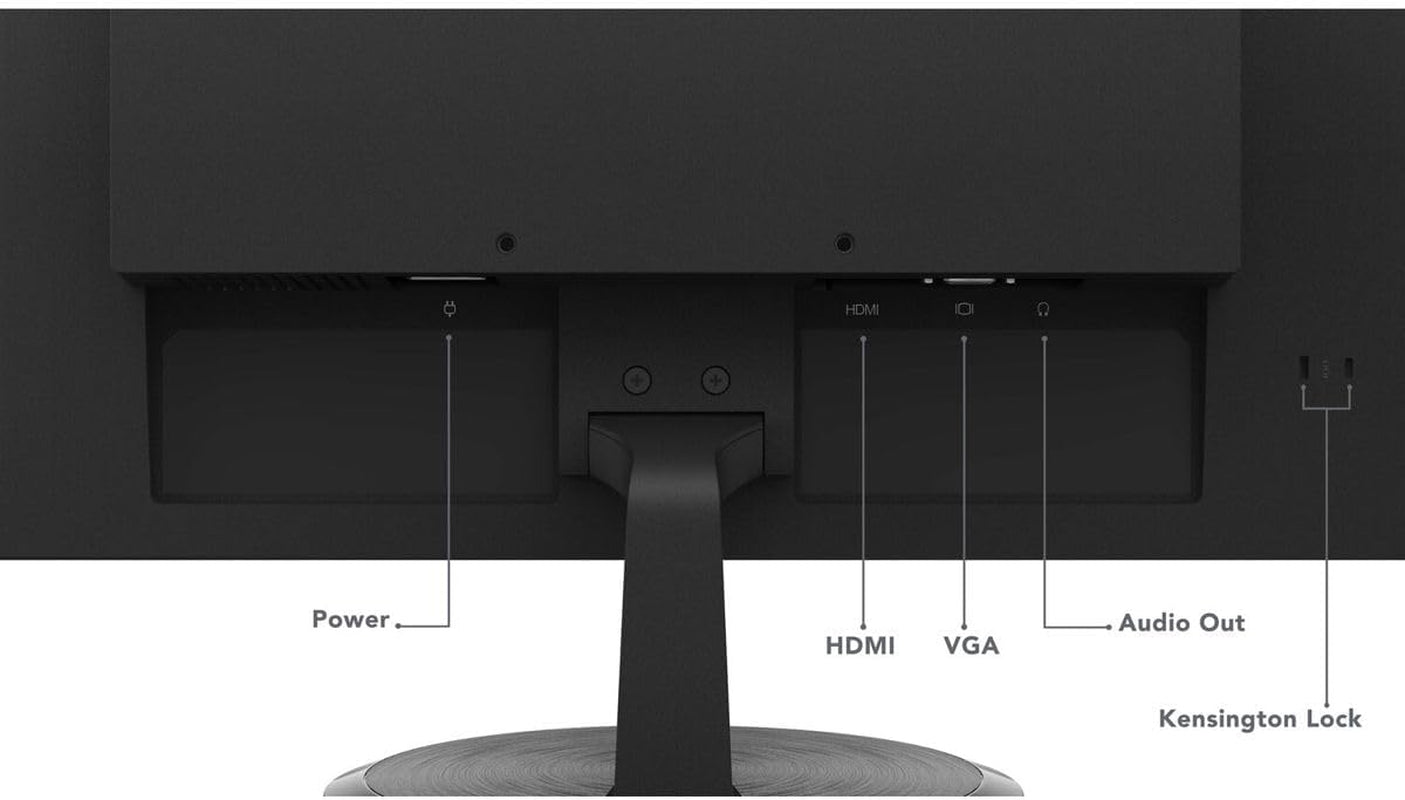 Lenovo D22E-20 Monitor, 21.45” FHD Display, Customizable Tilt Stand, HDMI and VGA Ports, 250 Cd/M² Brightness, Flicker-Free, 75Hz Refresh Rate, AMD Freesync, Raven Black