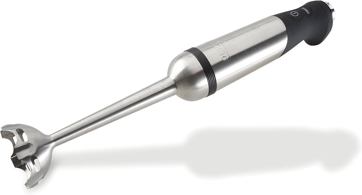 All-Clad Electrics Stainless Steel Immersion Blender 2 Piece Turbo Function 600 Watts Detachable, Variable Speed Control, Hand Blander, 9-1/4-Inch