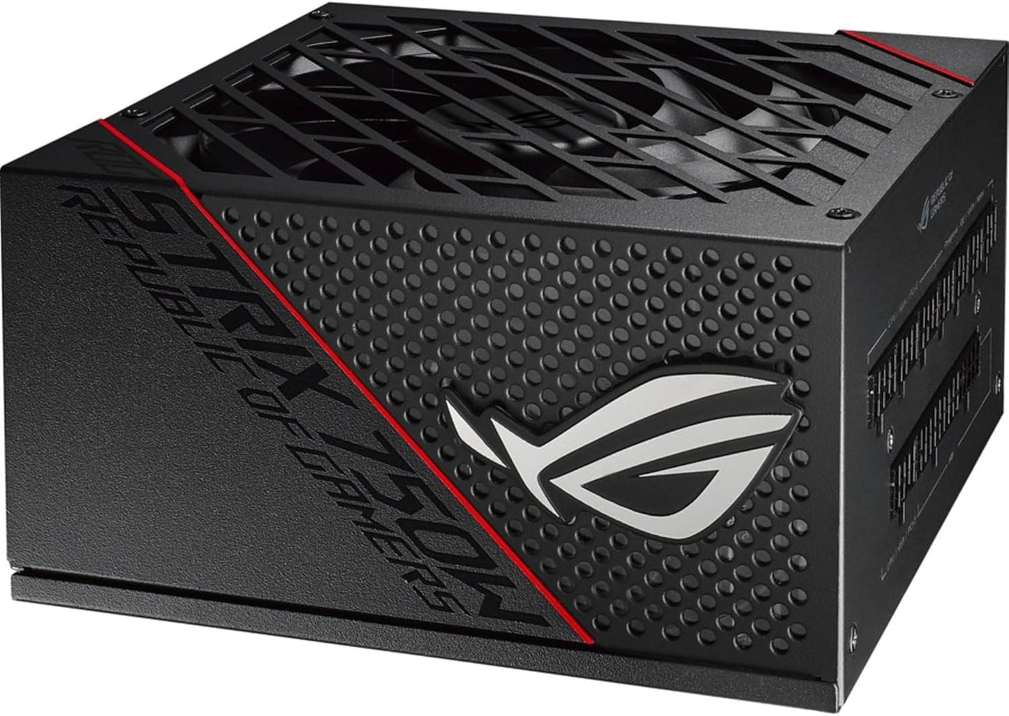 ASUS ROG Strix 750 Fully Modular 80 plus Gold 750W ATX Power Supply with 0Db Axial Tech Fan and 10 Year Warranty