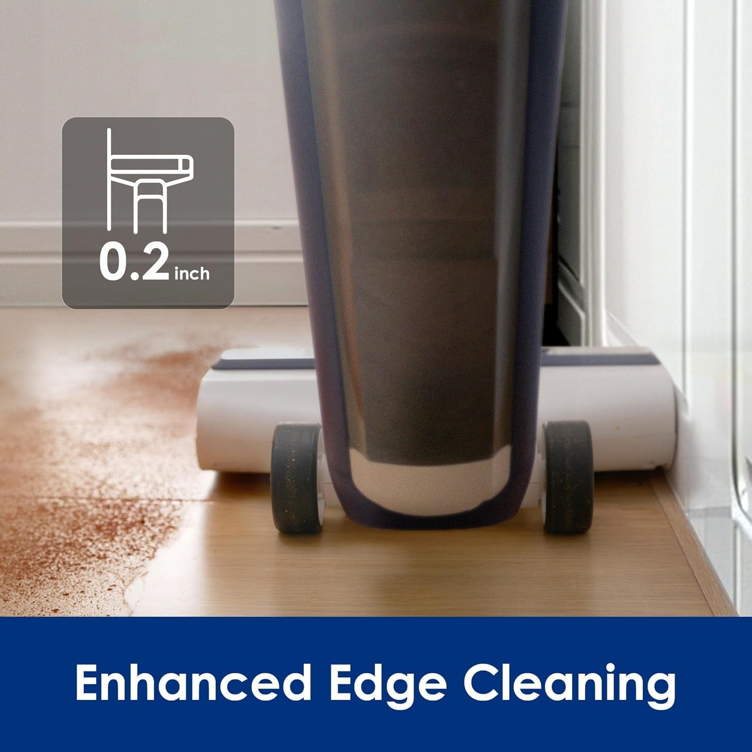 Tineco Ifloor 5 Breeze Complete Wet Dry Vacuum Cordless Floor Washer, One-Step Cleaning for Hard Floors, Edge Clean, Auto Self-Cleaning, Lightweight & Cordless Design