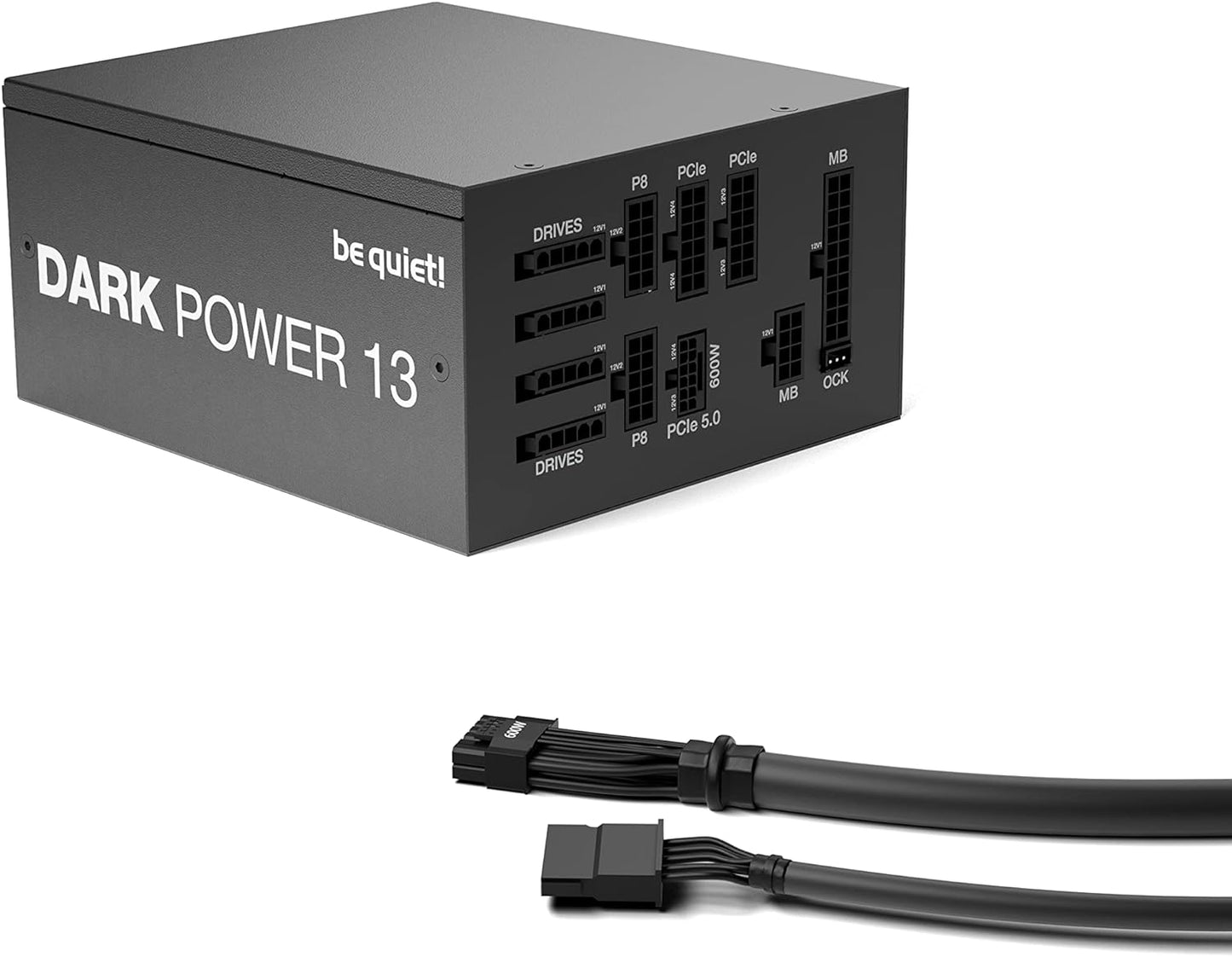 Be Quiet! Dark Power 13 1000W Quiet Performance Power Supply | 80 plus Titanium Efficiency | ATX 3.0 | Pcie 5 | Modular | BN661