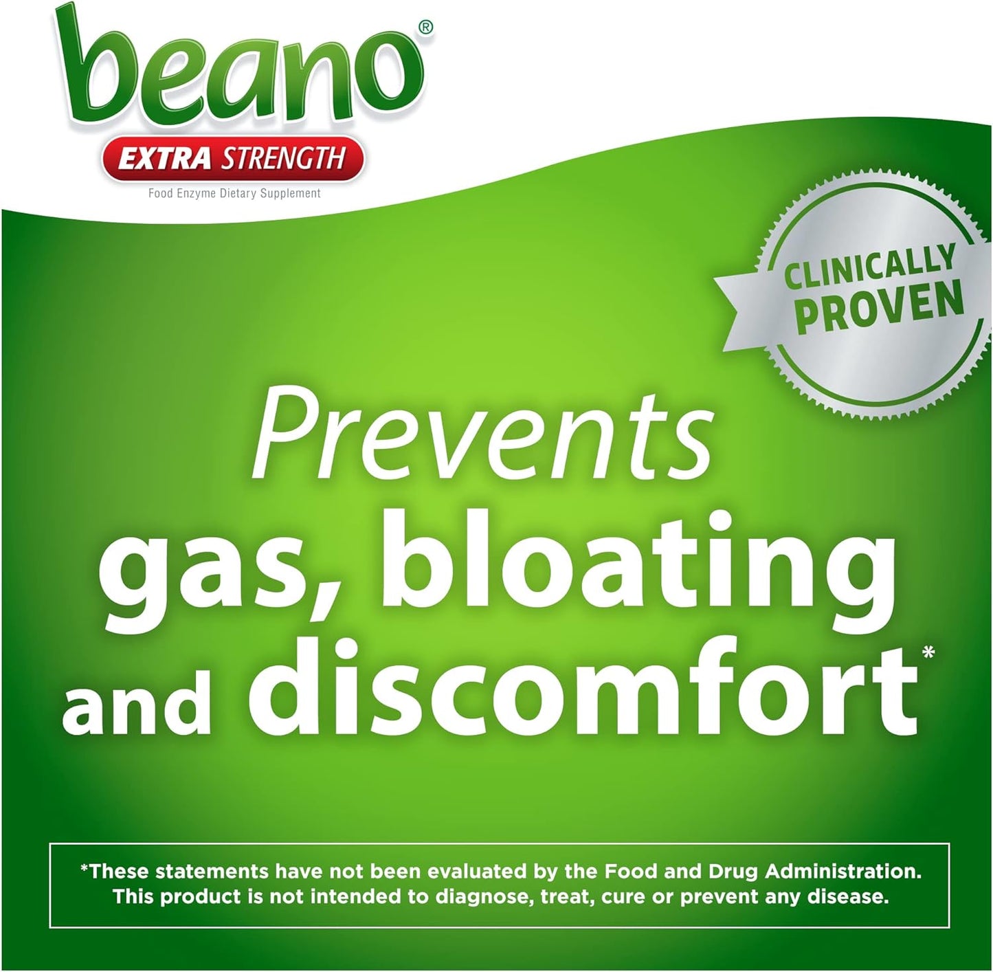 Beano Food Enzyme Dietary Supplement | Help Digest Gas-Causing Foods | 150 Tablets