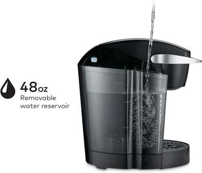 Keurig K-Classic Single Serve K-Cup Pod Coffee Maker, with 3 Brew Sizes, 48Oz Removable Reservoir, Black
