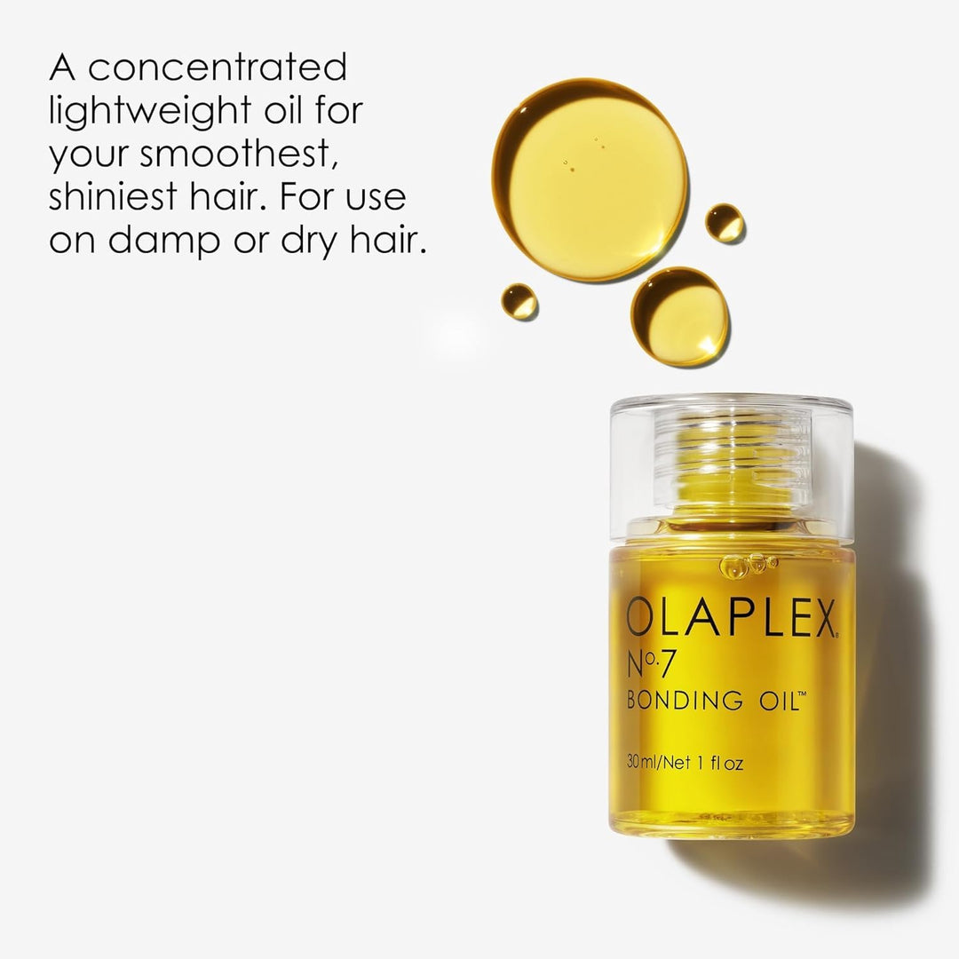 Olaplex No. 7 Bonding Oil, Concentrated High Shine Oil, Heat Protectant, Vi