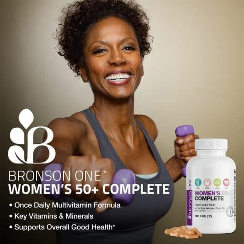 Bronson ONE Daily Women’S 50+ Complete Multivitamin Multimineral, 360 Tablets