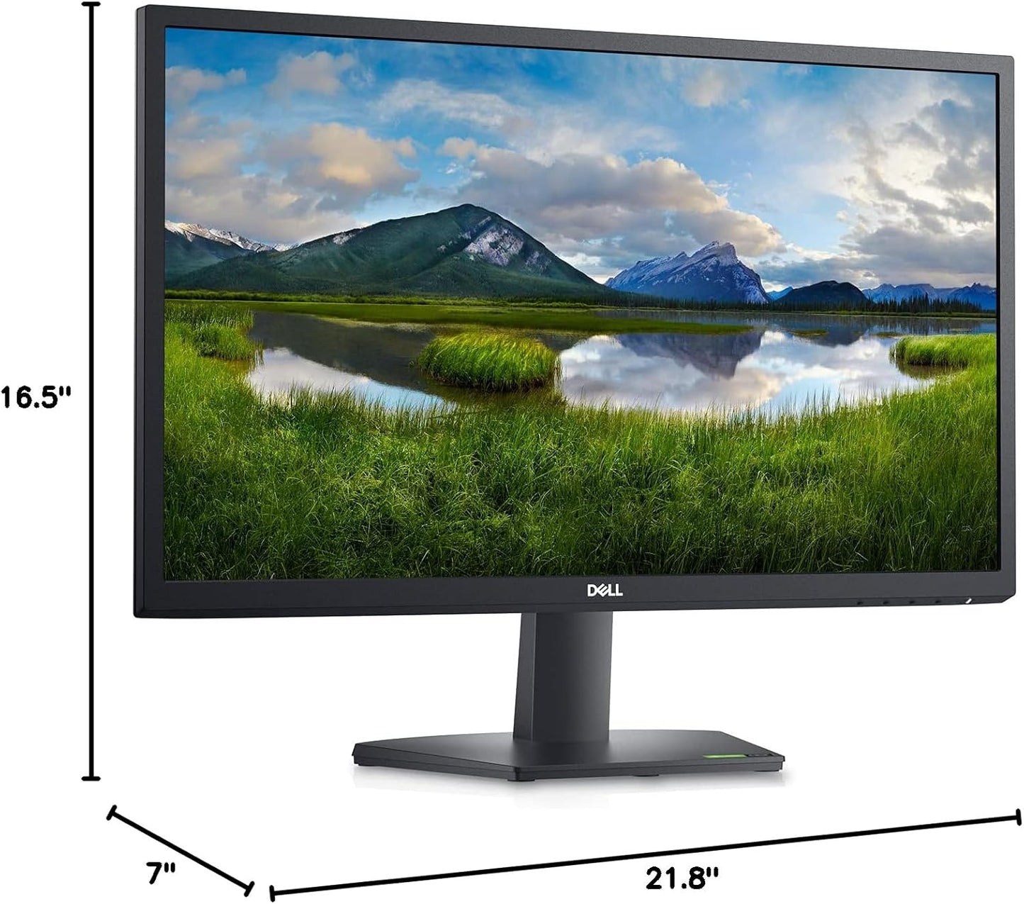 Dell SE2422HX Monitor - 24 Inch FHD (1920 X 1080) 16:9 Ratio with Comfortview (Tuv-Certified), 75Hz Refresh Rate, 16.7 Million Colors, Anti-Glare Screen with 3H Hardness, AMD Freesync- Black