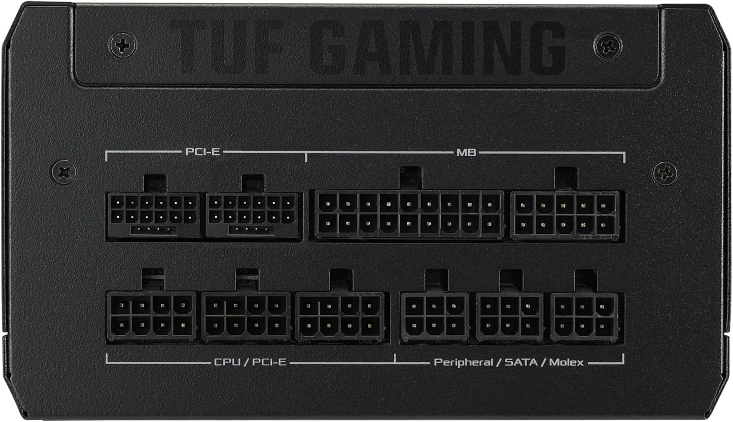 ASUS TUF Gaming 1200W Gold (1200 Watt, ATX 3.0 Compatible Fully Modular Power Supply, 80+ Gold Certified, Military-Grade Components, Dual Ball Bearing, Axial-Tech Fan, PCB Coating, 10 Year Warranty)