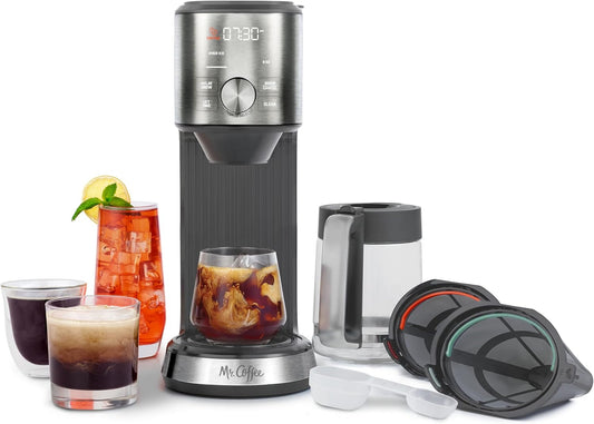 Mr. Coffee Perfect Brew, Intelligent Coffee Maker, Cold Brew Maker & Tea Brewer