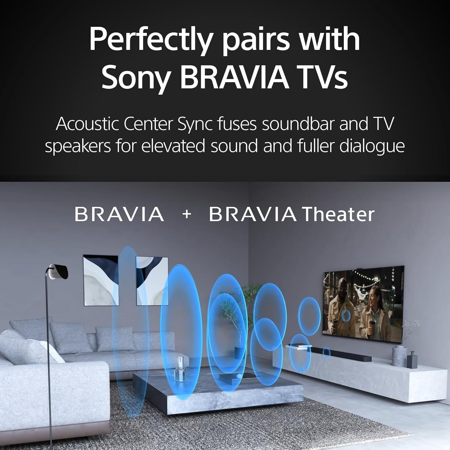 Sony BRAVIA Theater Bar 9 Soundbar with 13 Speaker Units, Dolby Atmos, DTS:X, IMAX Enhanced HT-A9000, Wireless Surround Sound System for TV