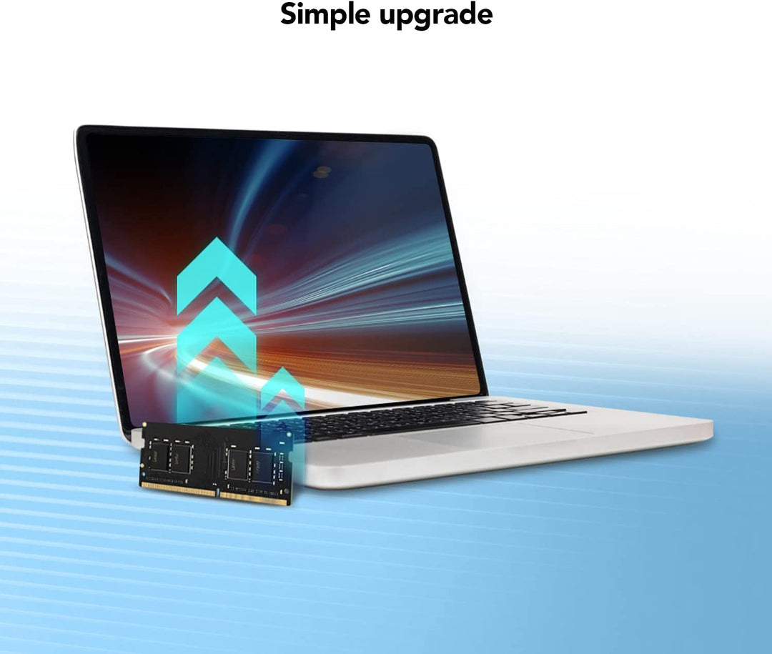 Lexar 32GB Single DDR4 SODIMM RAM 3200Mt/S CL22 260-Pin Laptop Memory, Black (LD4AS032G-B3200GSST)