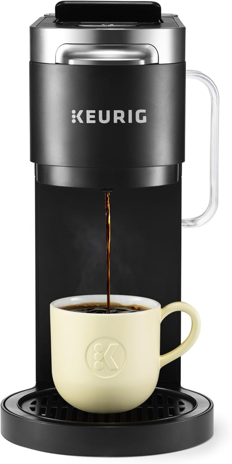 Keurig K-Duo plus Single Serve & Carafe Coffee Maker, Multi-Position 60Oz Removable Reservoir, Programmable Auto Brew Carafe, Black