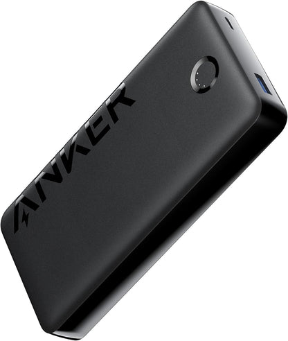 Anker Portable Charger, 20,000Mah Power Bank, Battery Pack with 2-Port, 15W High-Speed Charging for Iphone 15/15 Plus/15 Pro/15 Pro Max, 14/13/12 Series, Samsung Galaxy, and More (Black)