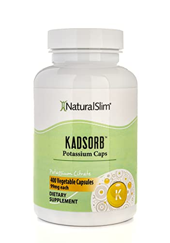 NaturalSlim Kadsorb Citrato de Potasio 99 mg - 400 capsulas